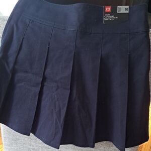 Under Armour Navy Pleated Skirt Size 10
